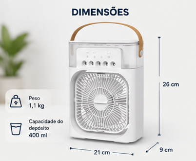 Climatizador Portátil Inteligente com Humidificação | Havenio Breeze™